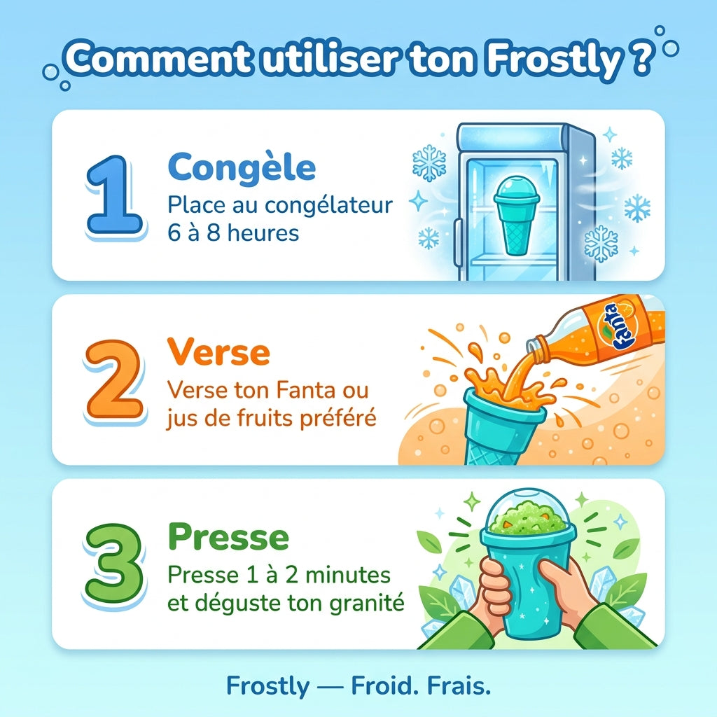 Frostly® — Le Verre Granité Instantané ❄️